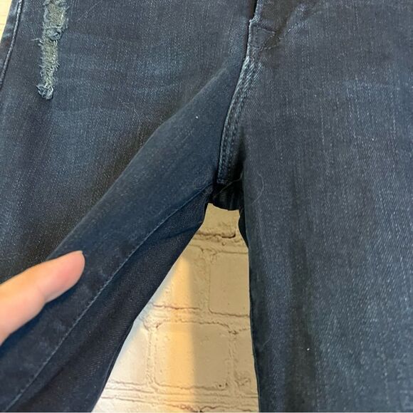 Frame Le High Skinny Dark Wash Distressed Jeans size 27 - Picture 3 of 10